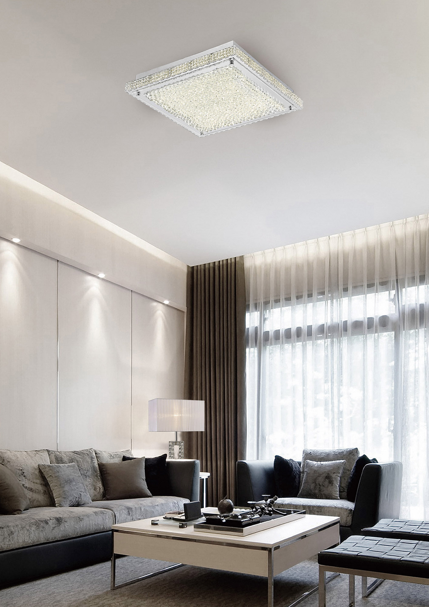Amelia Crystal Ceiling Lights Diyas Linear Crystal Fittings Amelia Crystal Ceiling Lights Diyas Linear Crystal Fittings